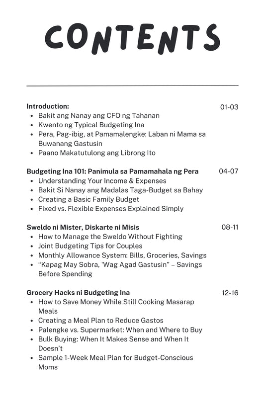 Budgeting Ina - Ebook