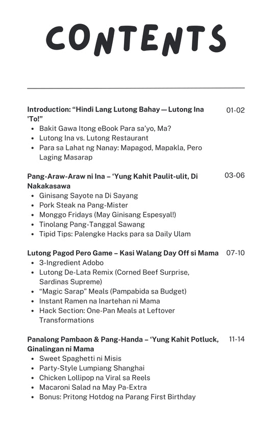 Lutong Ina Mo - Ebook